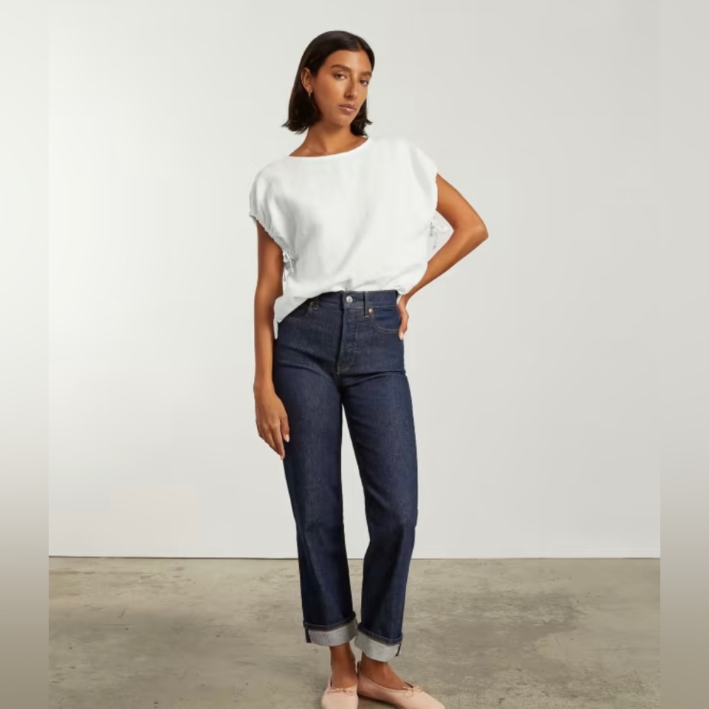 Everlane Drawstring Tunic Top